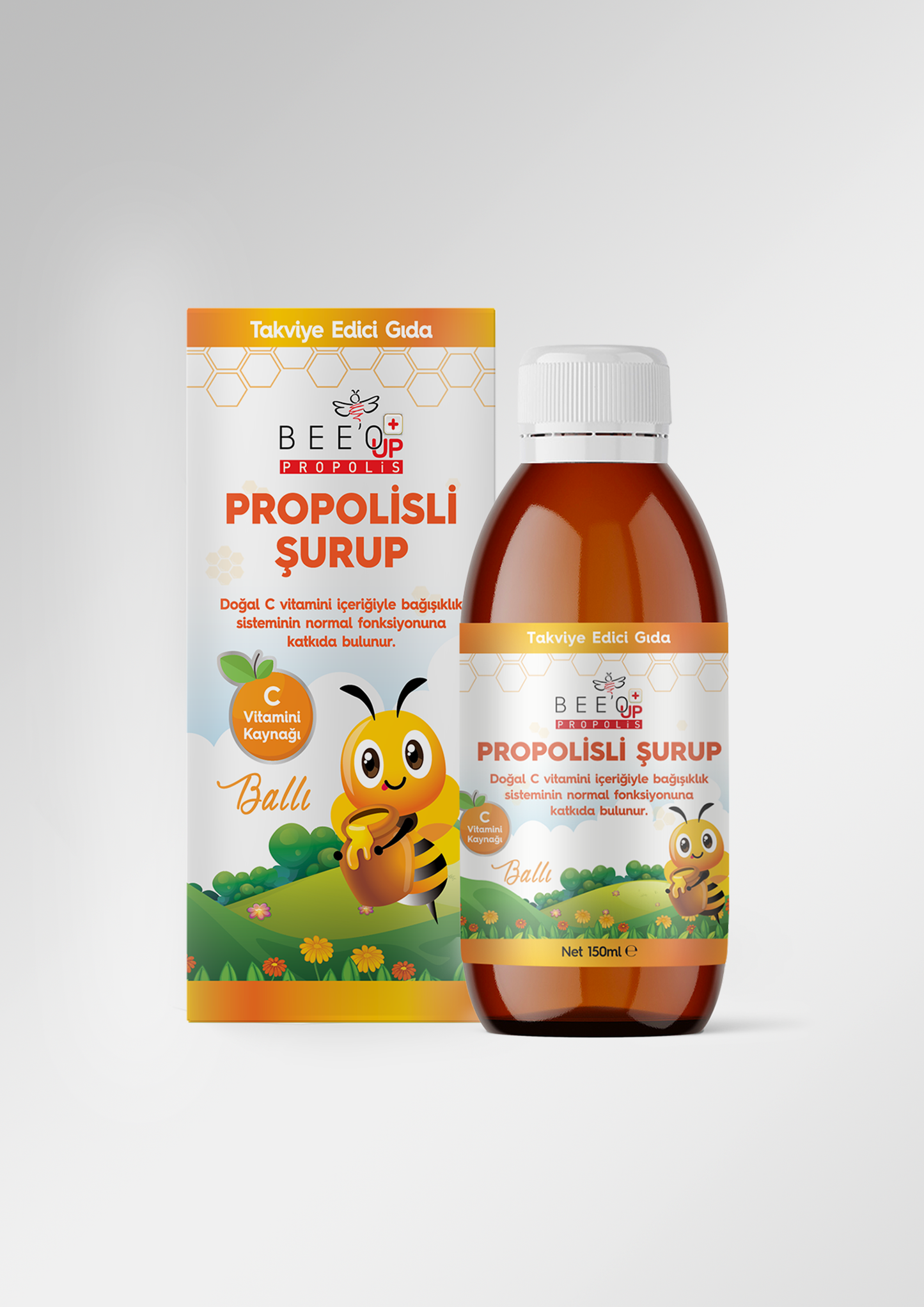 BEE'O UP Propolisli Ballı Şurup
