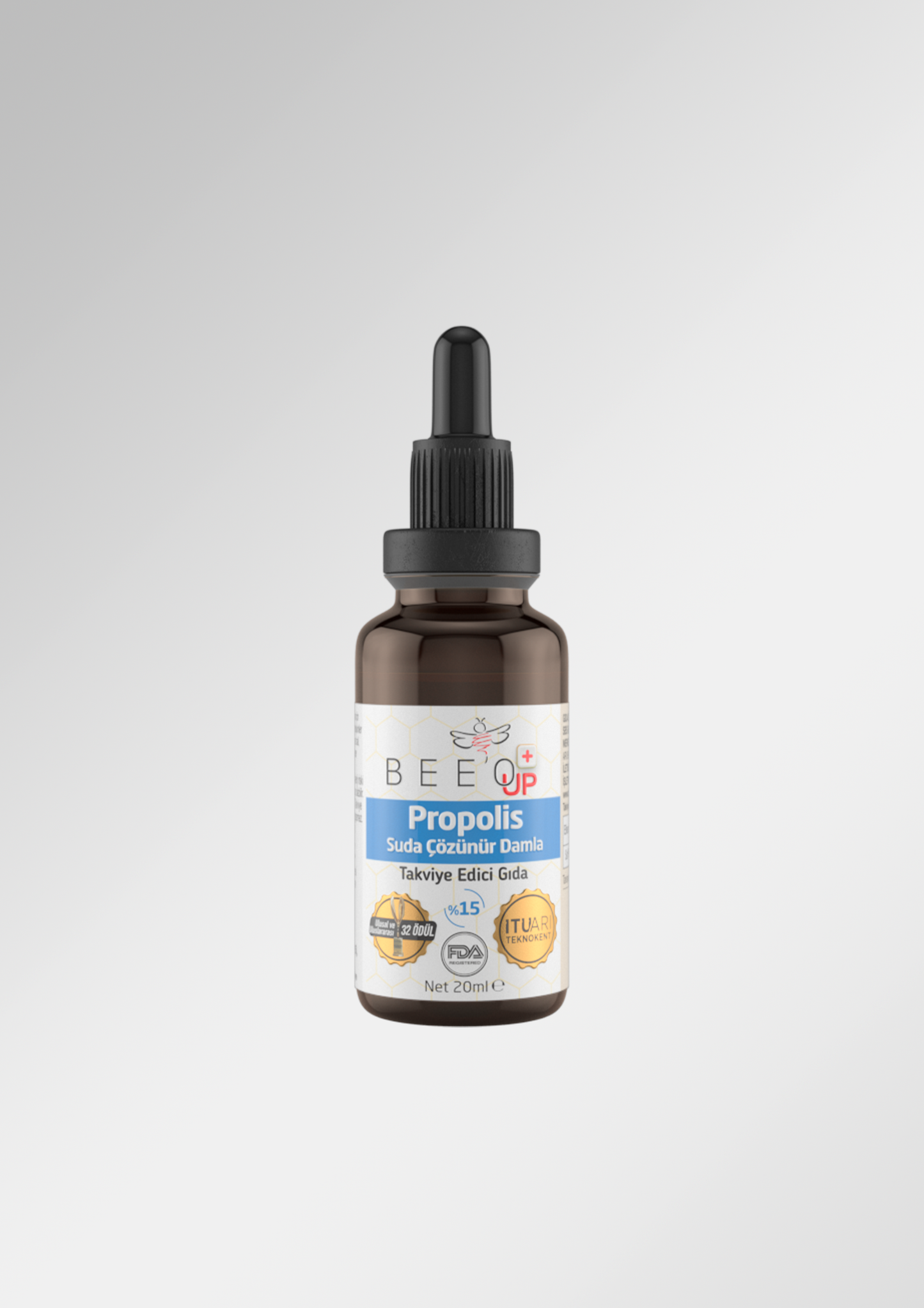 BEEO UP Propolis Suda Çözünür Damla (%15)