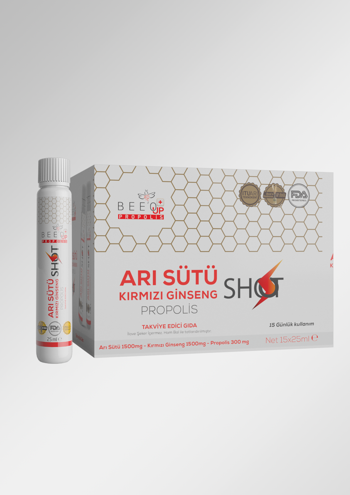 BEEO Arı Sütü Shot 15'li