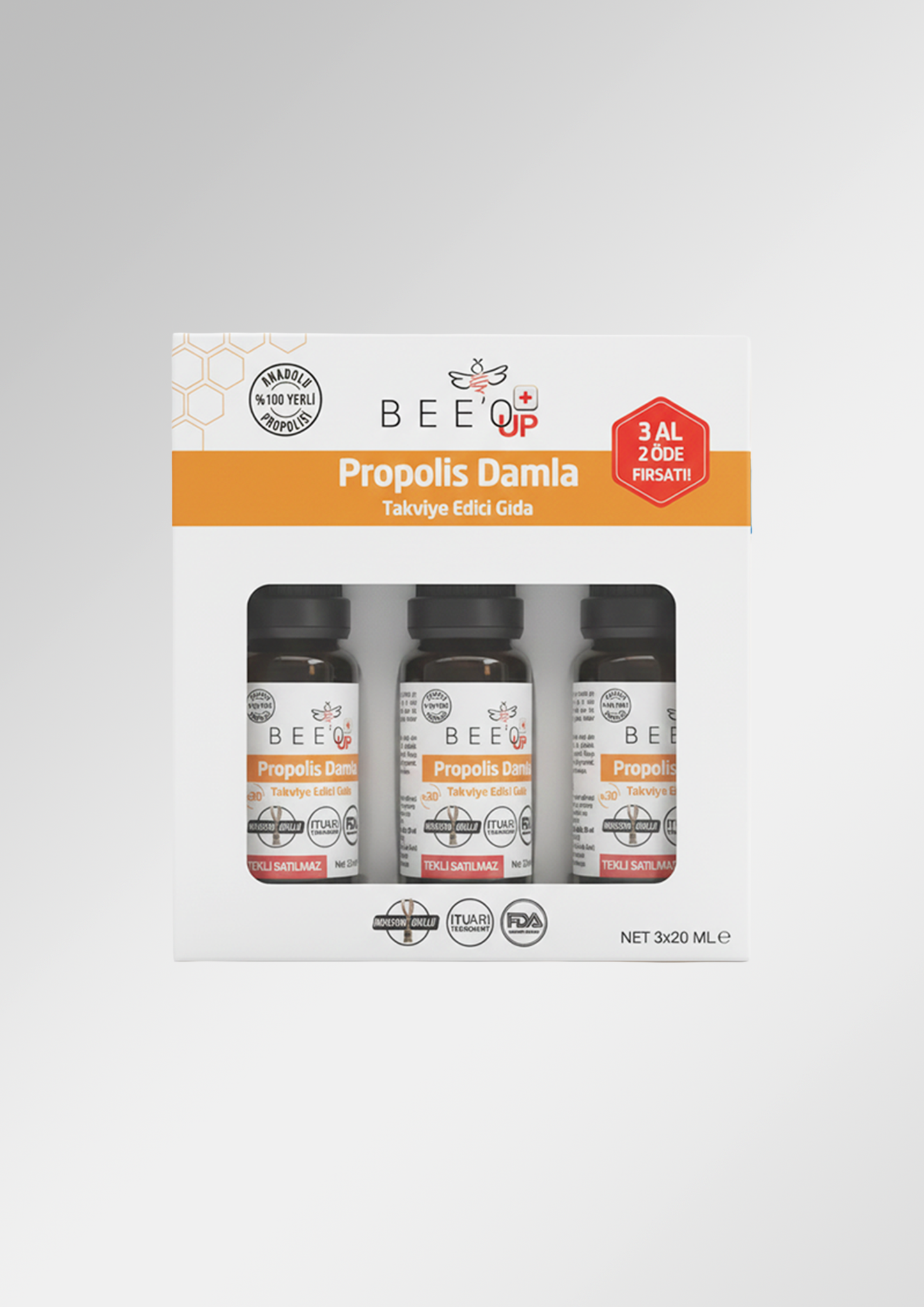 BEEO UP Propolis Damla (3 Al 2 Öde Fırsatı)
