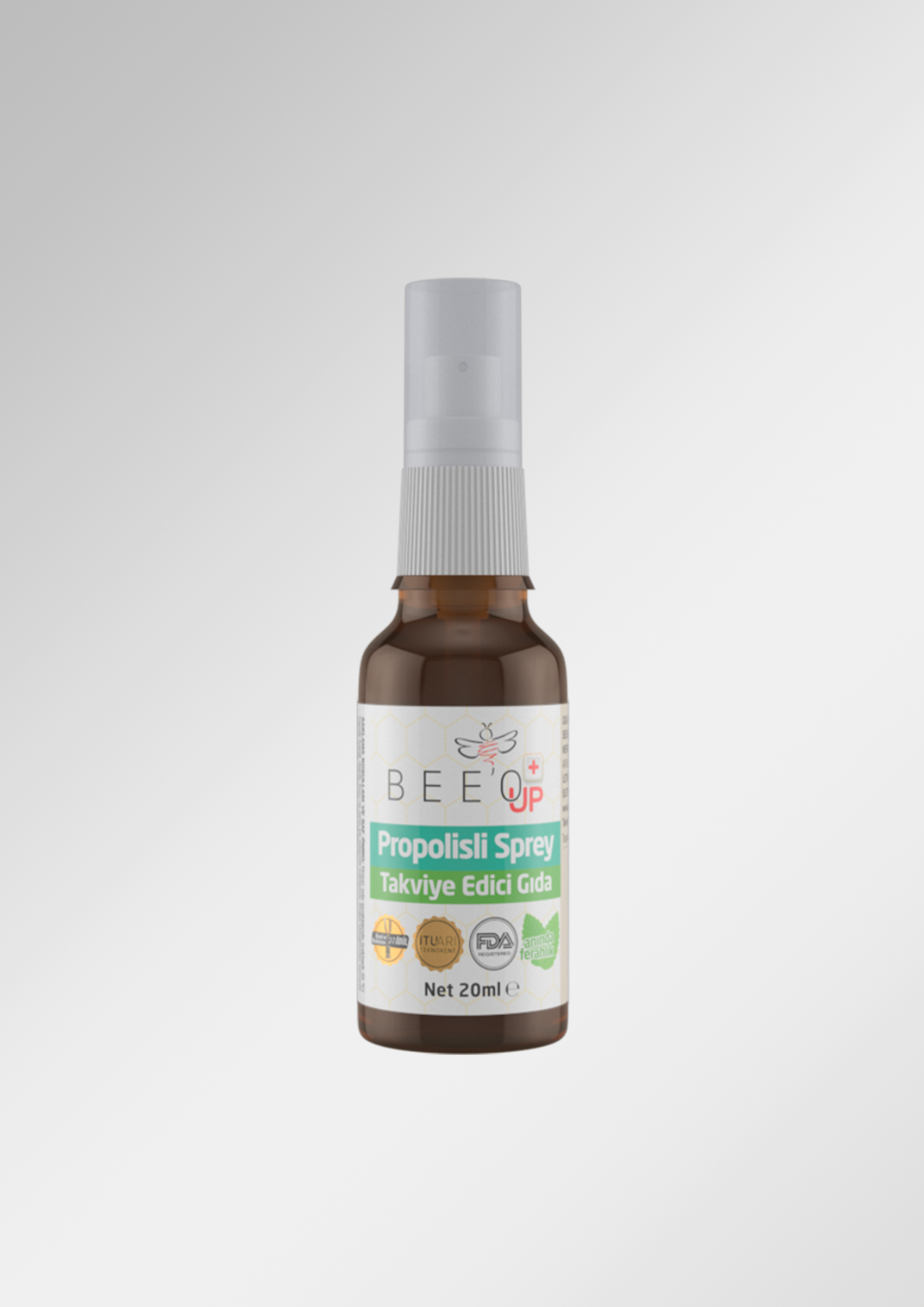 BEEO UP Propolisli Ballı Boğaz Spreyi 20 ml