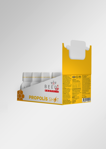 BEEO UP Çinko D3 + C Vitaminli Propolis Shot 12'li