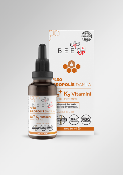 BEEO D3+K2  Vitaminli Propolis Damla