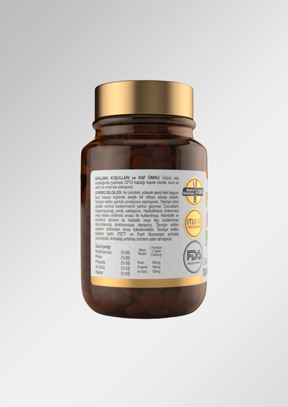 BEEO Propolis Arı Sütü Polen Doğal Tablet (Çocuk)