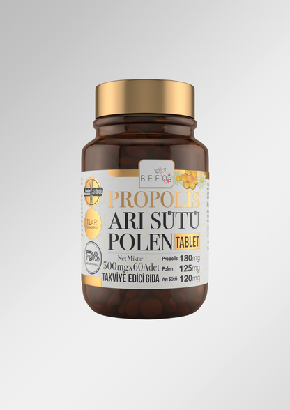 BEEO Propolis Arı Sütü Polen Tablet (Yetişkin)